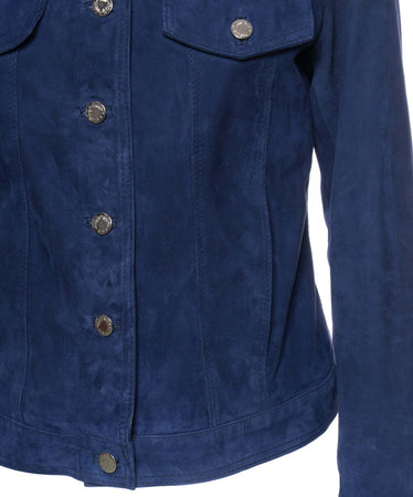 Giusy---Giacca-Donna-Blu-in-vero-Camoscio