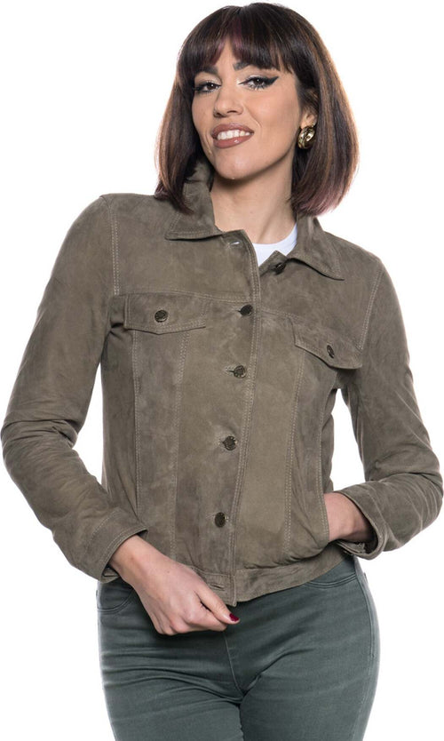 Giusy---Giacca-Donna-Fango-in-vero-Camoscio