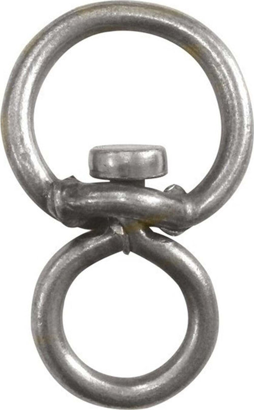 Givolare per catena del cane in acciaio zincato anti torsione a due anelli Prodotti per animali domestici/Cani/Collari imbracature e guinzagli/Guinzagli/Guinzagli base La Zappa - Altamura, Commerciovirtuoso.it