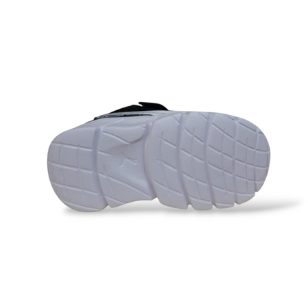 Sneakers bambino PUMA FlexFocus Modern nero bianco con velcro