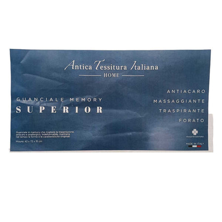 Guanciale Memory Foam Superior Antica Tessitura Italiana