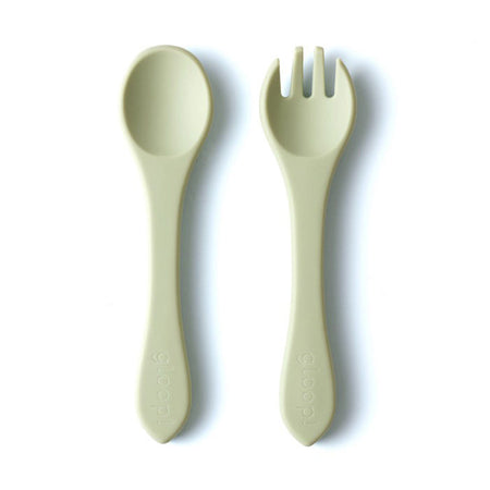 Set forchetta e cucchiaio per bambini Gloop!
