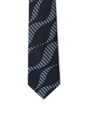 GIORGIO ARMANI Cravatta nera in seta Giorgio Armani da uomo