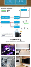 Gledopto RGB CCT striscia LED controller wifi GL-C-008 vocale/controllo WIFI DC 12-24 V Illuminazione/Strisce LED Zencoccostore - Formia, Commerciovirtuoso.it