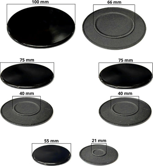 GLEM GAS - SERIE KIT 4 PIATTELLI SPARTIFIAMMA BRUCIATORI CUCINA 4 FUOCHI NERI Casa e cucina/Utensili da cucina/Bruciatori da cucina Rossi Ricambi - Venetico Marina, Commerciovirtuoso.it