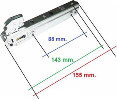 Glem gas coppia cerniere forno porta pesante 15,5 cm sportello molle Casa e cucina/Grandi elettrodomestici/Accessori e parti di ricambio/Ricambi e accessori per forni/Finiture e manopole per forni Rossi Ricambi - Venetico Marina, Commerciovirtuoso.it