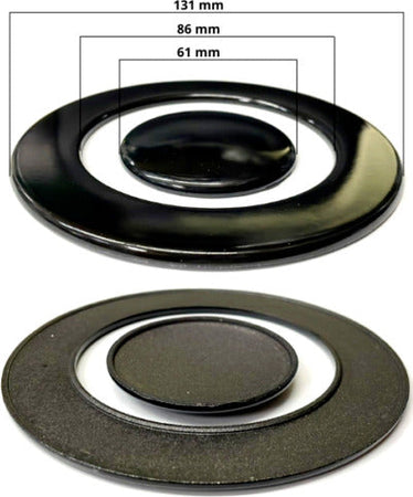 GLEM GAS KIT 5 BRUCIATORI +PIATTELLI SPARTIFIAMMA CUCINA A GAS 5 FUOCHI Casa e cucina/Utensili da cucina/Bruciatori da cucina Rossi Ricambi - Venetico Marina, Commerciovirtuoso.it