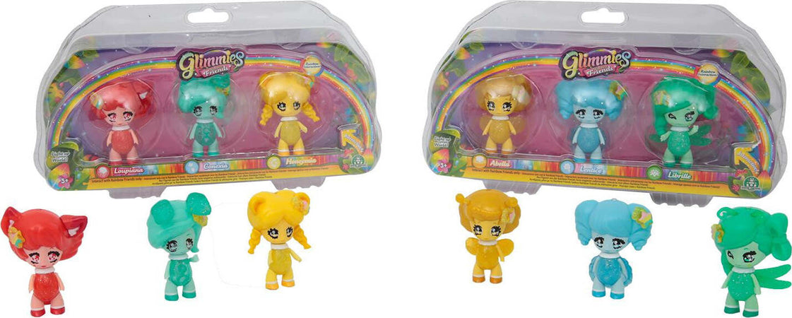 Glimmies-Rainbow-Friends-3-personaggi-Giochi-Preziosi