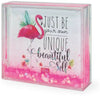 Glitter photo frame small - flamingo Legami