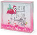 Glitter photo frame small - flamingo Legami