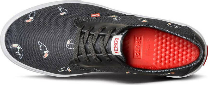 Globe Senaker Uomo Nere Tucano Uomo Motley Lyt Shoes Black Toucan/white Scarpe da Skateboard Sport e tempo libero/Sport/Mobilità urbana/Skateboard/Calzature/Scarpe da Skateboard da uomo Snotshop - Roma, Commerciovirtuoso.it