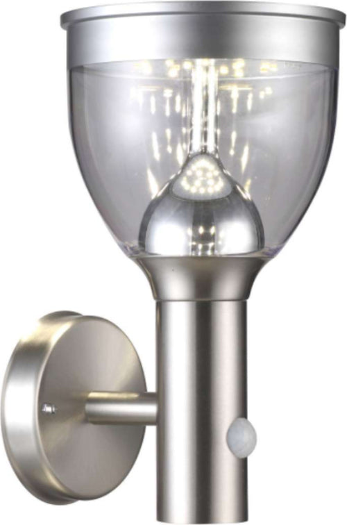 GLOBO--APPLIQUE-LED-SOLARE-SENSORE-INOX--IP44--3000K