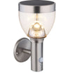 GLOBO--APPLIQUE-LED-SOLARE-SENSORE-INOX--IP44--3000K