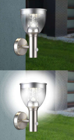 GLOBO--APPLIQUE-LED-SOLARE-SENSORE-INOX--IP44--3000K