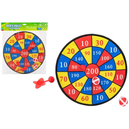 Bersaglio di Stoffa 35cm con 2 Palline e 2 Freccette