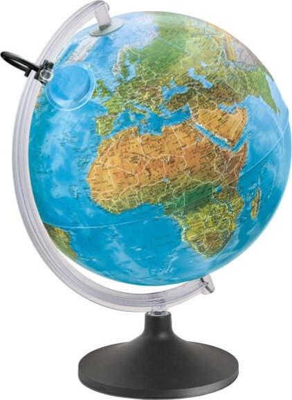 Globo geografico illuminato Lumierissimo - diametro 30 cm - Tecnodidattica Cancelleria e prodotti per ufficio/Scuola e materiale didattico/Materiale didattico/Geografia/Mappe Eurocartuccia - Pavullo, Commerciovirtuoso.it