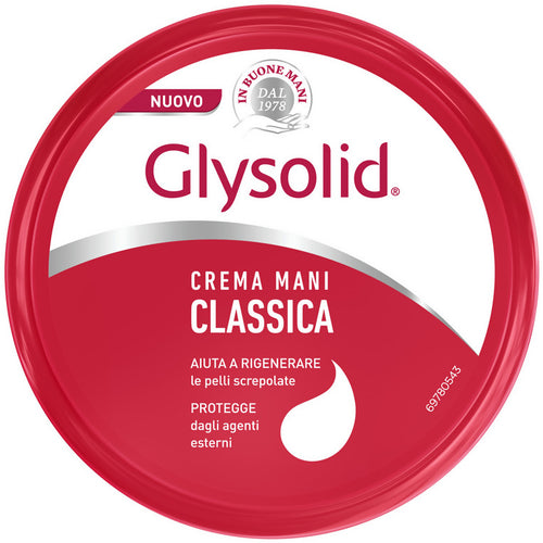 Glysolid Crema Idratante Per Le Mani Classica 100ml Glysolid Crema Classica Mani Screpolate, 100ml