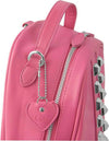Gm Zaino Donna Nuovo Borchie Borchiata Zainetto Pelle Casual Rosa Franco Cosimo Panini