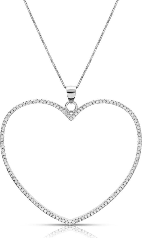GN-GIOIELLI--Girocollo-Cuore-Arg-925