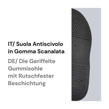 Le Valdostane, Fantastiche Pantofole Uomo Invernali da Casa, Calde e Imbottite, Ciabatte Inverno Antiscivolo con Pelo, Ciabatta da Camera Made in Italy, Fibbia Regolabile Comfort Unico