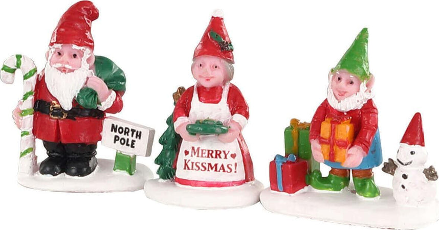 Gnomi da giardino natalizi, personaggi per villaggio di Natale in poliresina Casa e cucina/Decorazioni per interni/Addobbi e decorazioni per ricorrenze/Decorazioni natalizie/Oggettistica MagiediNatale.it - Altamura, Commerciovirtuoso.it