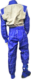 Go Kart Tuta Intera Bambino Ragazzo Blu Argento Tuta Go Kart Professionale Bandiera Italiana Auto e Moto/Moto accessori e componenti/Abbigliamento protettivo/Completi/Tute TopGas - Roverbella, Commerciovirtuoso.it