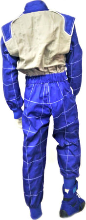 Go Kart Tuta Intera Bambino Ragazzo Blu Argento Tuta Go Kart Professionale Bandiera Italiana Auto e Moto/Moto accessori e componenti/Abbigliamento protettivo/Completi/Tute TopGas - Roverbella, Commerciovirtuoso.it