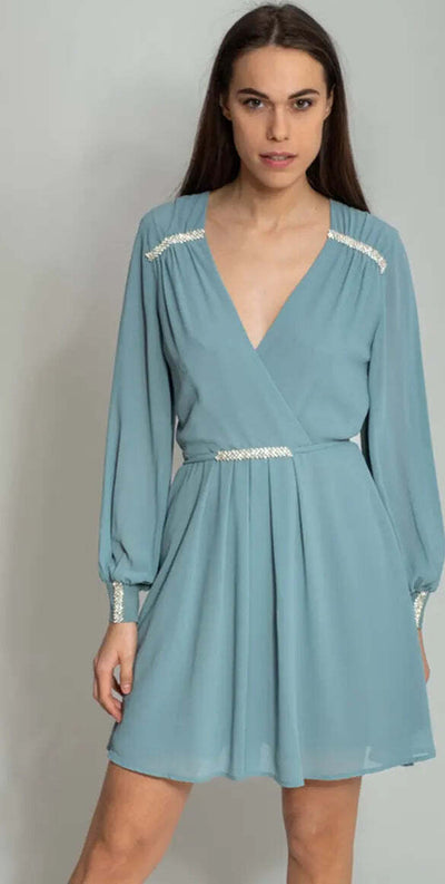 GOA-GOA-|-Abito-corto-in-chiffon