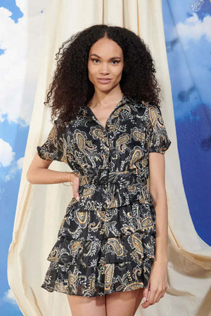 Vestito Due Pezzi Donna Estate - Top Maniche Corte E Gonna Corta Stampata, Casual, Morbido - Foto 9