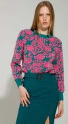 GOA-GOA-|-Maglia-jacquard-barocco-bicolor