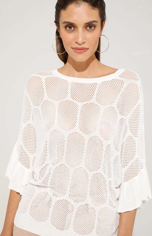 GOA-GOA-|-Maglia-maniche-corte-traforata