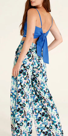 GOA GOA | Pantalone lungo satinato fantasia Moda/Donna/Abbigliamento/Pantaloni You Store - Messina, Commerciovirtuoso.it