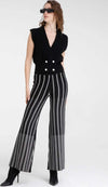 GOA-GOA-|-Pantaloni-in-maglia-jaquard-motivo-geometrico
