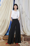 Goa Goa Pantaloni Palazzo Donna Vita Alta Tinta Unita Pantalone Largo Chiusura Con Zip Sul Fianco Moda/Donna/Abbigliamento/Pantaloni You Store - Messina, Commerciovirtuoso.it