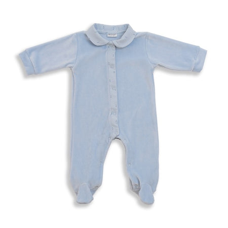 Tutina in cotone con piedini e colletto Gloop!