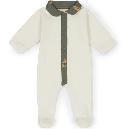 Tutina in cotone con piedini estiva Gloop!