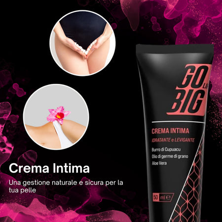 Gobig-life-crema-intima-idratante-e-levigante-con-burro-di-cupuaçu,-olio-di-germe-di-grano-e-aloe-vera-|-sollievo-per-secchezza-e-irritazioni-|-100%-ingredienti-naturali-|-trattamento-per-parti-intime