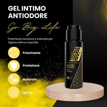 Gobig-life-gel-intimo-antiodore-uomo-con-mentolo-e-vitamina-pp-|-elimina-cattivi-odori,-freschezza-naturale,-100%-ingredienti-naturali-|-igiene-intima-maschile---protezione-quotidiana