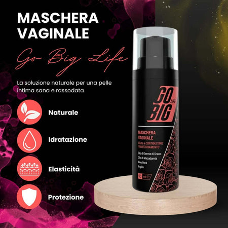 Gobig-life-maschera-vaginale-idratante-e-rassodante-|-riduce-secchezza-e-lassità-|-pantenolo,-aloe-vera,-olio-di-germe-di-grano-e-macadamia-|-100%-naturale-|-protegge-dalle-irritazioni-|-lubrificante
