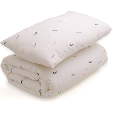 Set piumino copripiumino federa lettino Gloop!