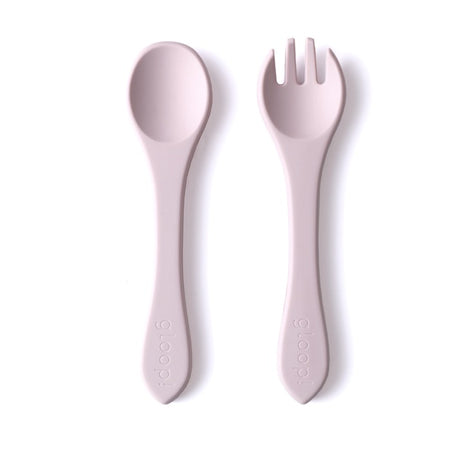 Set forchetta e cucchiaio per bambini Gloop!
