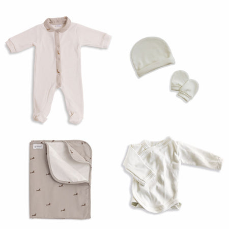 Set 5 pezzi primi vestiti per neonati Gloop!