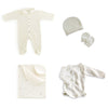 Set 5 pezzi primi vestiti per neonati Gloop!