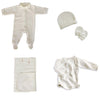 Set 5 pezzi primi vestiti per neonati Gloop!