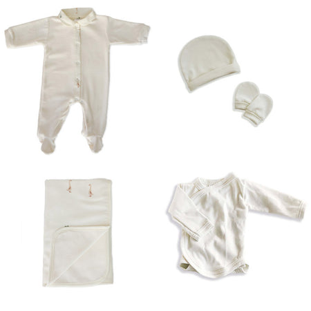 Set 5 pezzi primi vestiti per neonati Gloop!