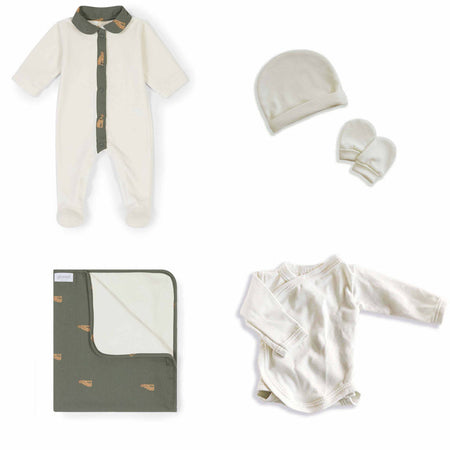 Set 5 pezzi primi vestiti per neonati Gloop!