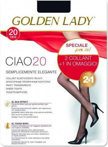 Golden Lady 3 Collant Ciao 20 Denari Nero Moda/Donna/Abbigliamento/Calze e collant/Calze Scontolo.net - Potenza, Commerciovirtuoso.it