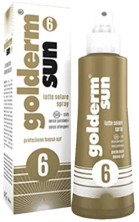Golderm Sun Spf 6 200ml Latte Solare Spray Protezione Bassa
