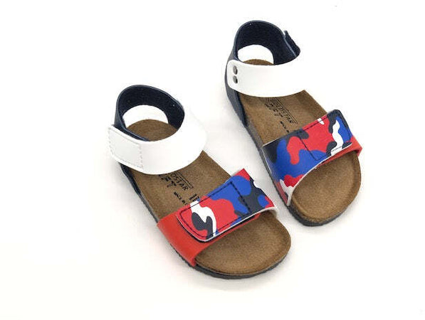 GOLDSTAR Sandalo Bambino Mimetico Rosso