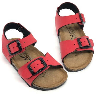 GOLDSTAR Sandalo bambino Naturtex Rosso